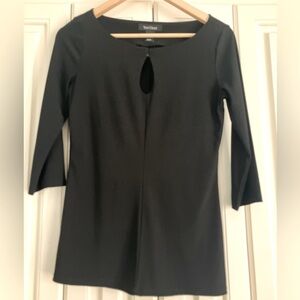 White House Black Market 3/4 Sleeved Key Hole Top Size XS